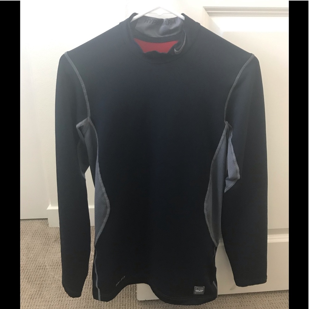 Nike Pro Combat Navy Hyperwarm Fitted shirt